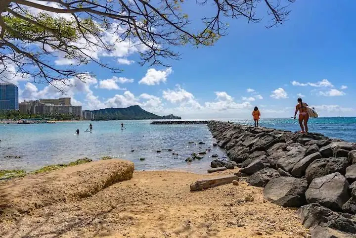 Apartament *Remodeled Oceanfront In Waikiki - Ilikai Marina Honolulu